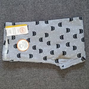 NWT Wonder Nation girls cat gray leggings size large